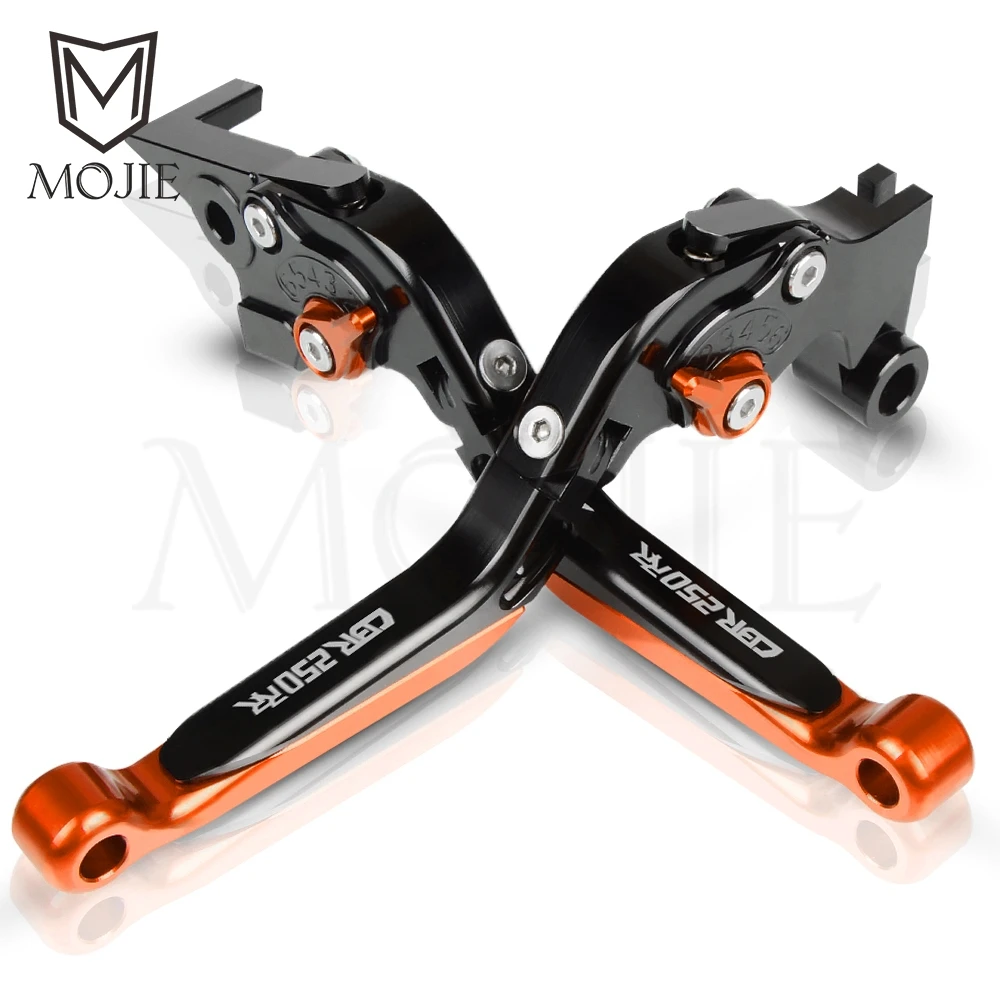 Orange Мотоцикл CBR 250 RR Рычаги Тормозная система сцепления CNC регулируемый складной для Honda CBR250RR CBR 250 RR CBR250 RR - Цвет: Orange