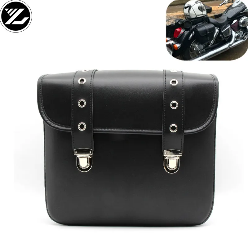 Мотоциклетная седельная сумка из искусственной кожи мотоциклетная боковая для