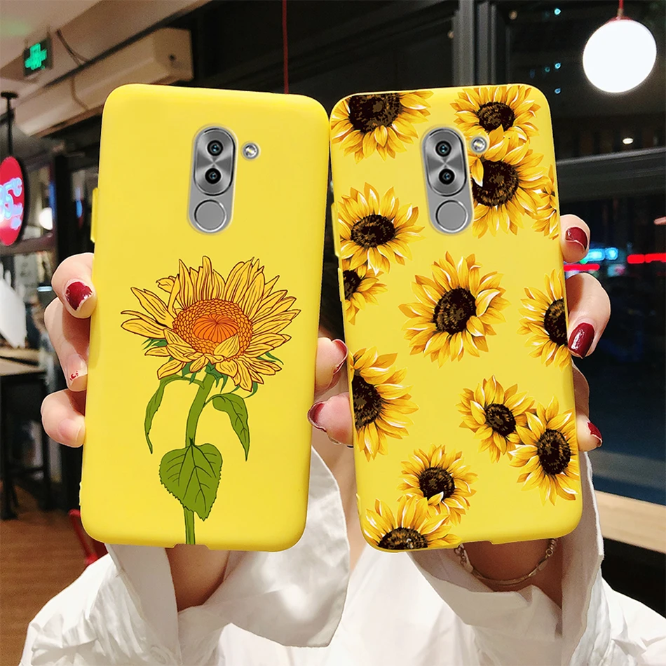 Чехол для пары с сердцем Huawei Honor 6X женский Мягкий силиконовый чехол Coque GR5 2017 Mate 9 Lite