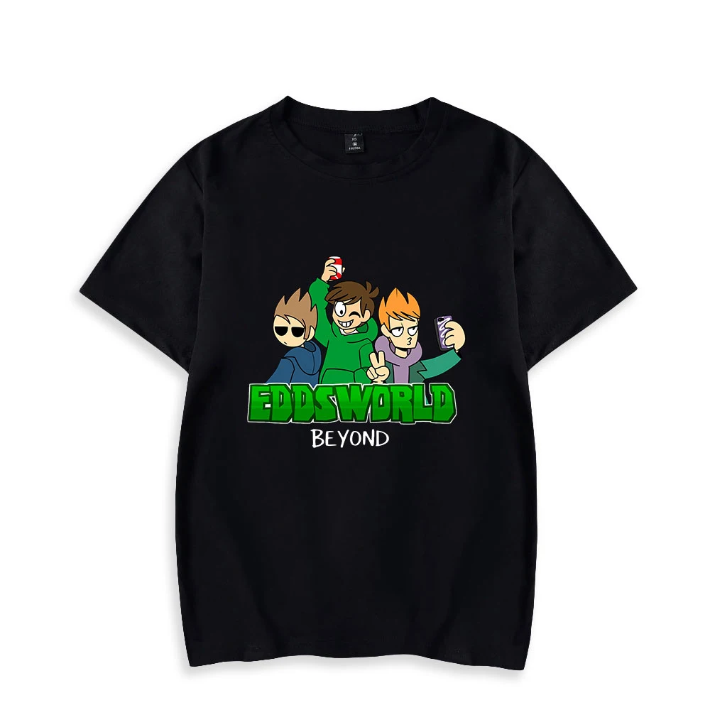 

Футболка с принтом Eddsworld для женщин и мужчин, модные летние футболки с коротким рукавом, Лидер продаж, повседневные уличные Топы