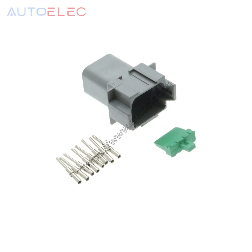 8Pin DT04 8P разъемы Deutsch DT серый и u образный баррель щипцы терминалы 1060 16 0122 для лодок