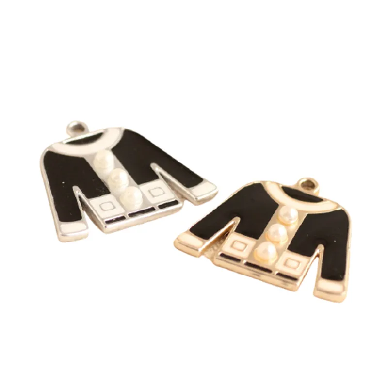 

10Pcs Ladies' Tops Enamel Charms Pendants Ornaments Beads for Bracelet Earrings Jewelry Making Wholesale