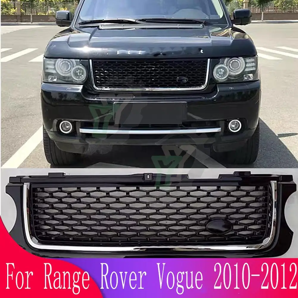 

For Land Rover Range Rover Vogue L322 2010 2011 2012 Car Accessory Front Bumper Grille Centre Panel Styling Upper Grill L 322