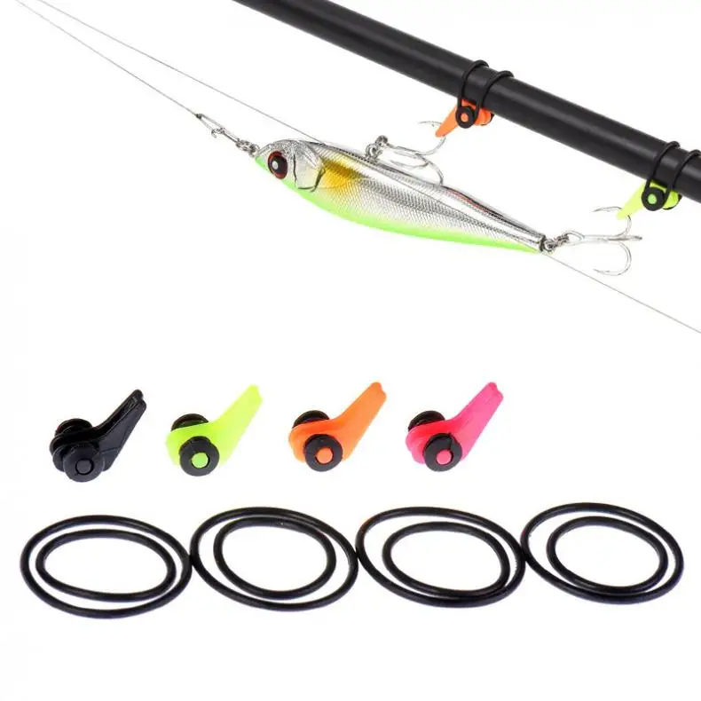 Durable Fishing Rod Pole Hook Keepers Holders Lures Hooks Safe Keeping for Bait Shackle Accessories | Спорт и развлечения