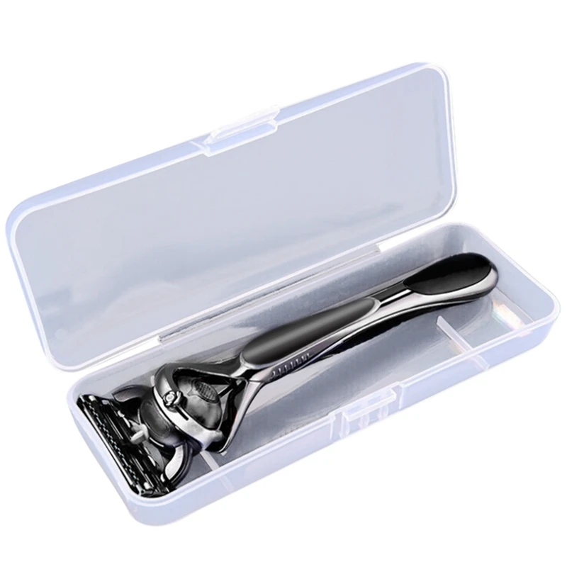 Дорожный портативный контейнер для хранения бритвы пыленепроницаемый держатель