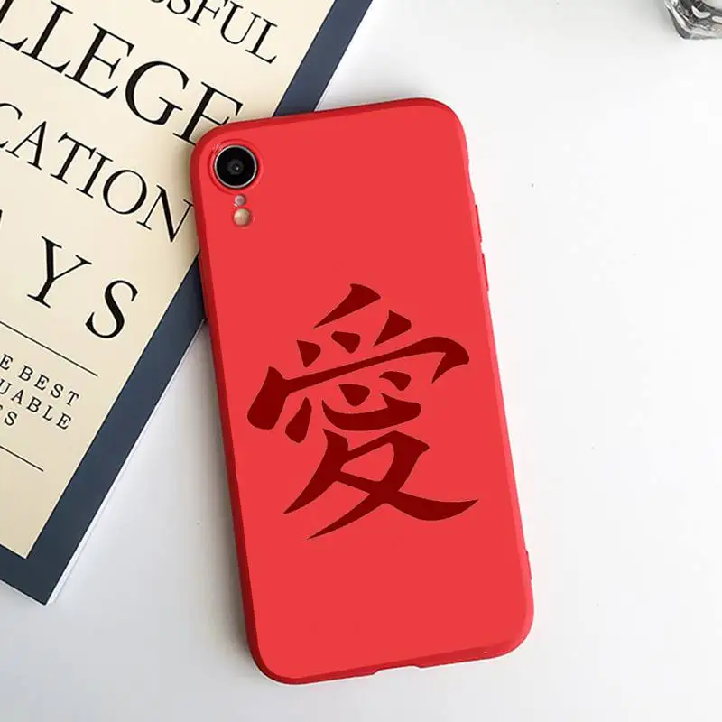 

Japan anime Naruto Gaara Phone Case Candy Color for iPhone 6 7 8 11 12 s mini pro X XS XR MAX Plus