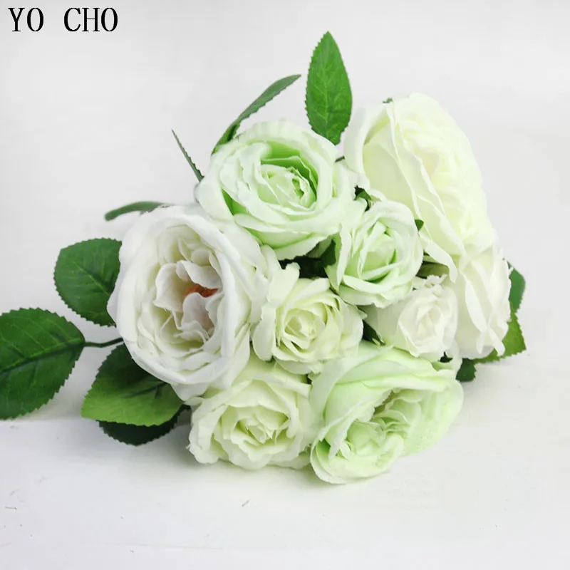 Йо Чо искусственный цветок пиона Шелковый Европейский стиль букет поддельный