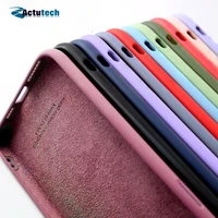 for xiaomi redmi 9a 9at 9c nfc 9 8 8a 7 7a shockproof cover liquid silicone case redmi note 9s 9 pro max 8t 7 pro k20 k30 solid