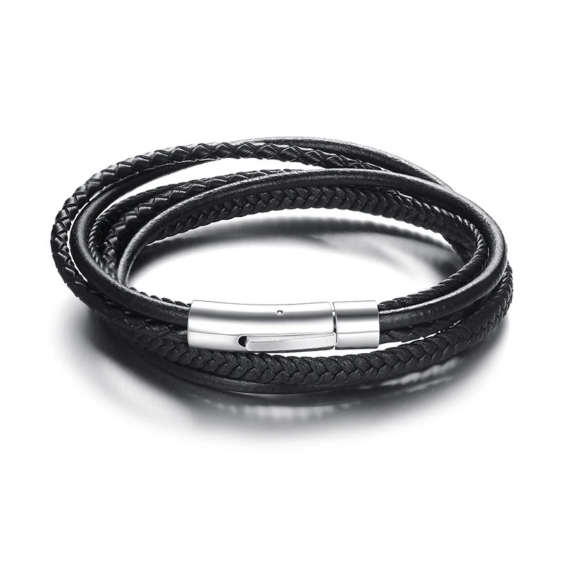 2019 Европа и США Многослойные из нержавеющей стали микрофибры кожа ручной веревки