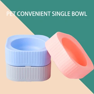Cat Bowl Dog Bowl Anti-overturning Pet Bowl Convenient Pet Bowl General Food Bowl for Cats and Dogs Plastic Cat Bowl Cat food