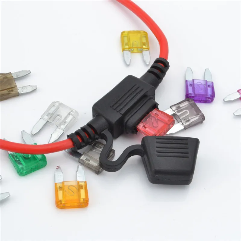 Мини-предохранитель/лезвие держатель предохранителя Комплект 3A 5A 7.5A 10A 15A 20A 25A 30A