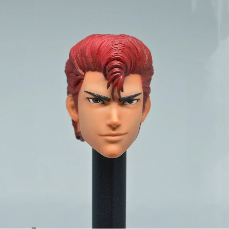 Масштаб 1/6 Мужская голова Лепка Slam Dunk Sakuragi Hanamichi Аниме Фигурка Fot 12 дюймов экшн