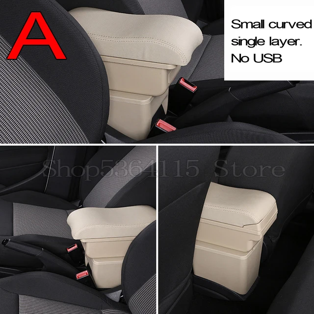 beige Для Suzuki Swift Handrail центральной консоли ящик для хранения+ держатель стакана, пепельница+ зарядка через USB - Название цвета: beige