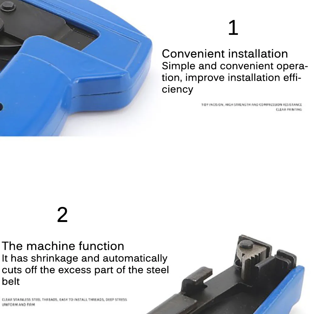 Пластиковый хомутик автоматического натяжения отрезать пистолет специальные