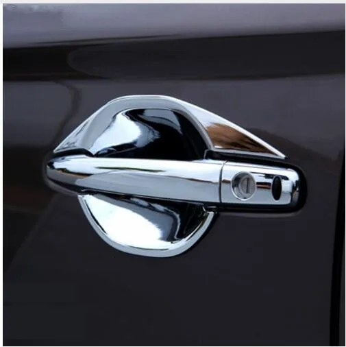 Подходит для 2013 2014 2015 2016 2017 MITSUBISHI OUTLANDER хромированная крышка дверной ручки/крышка