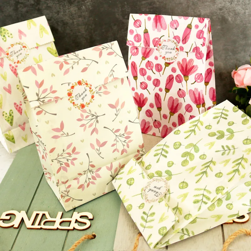 12 шт креативные Цветочные бумажные конверты подарочные пакеты в горошек с