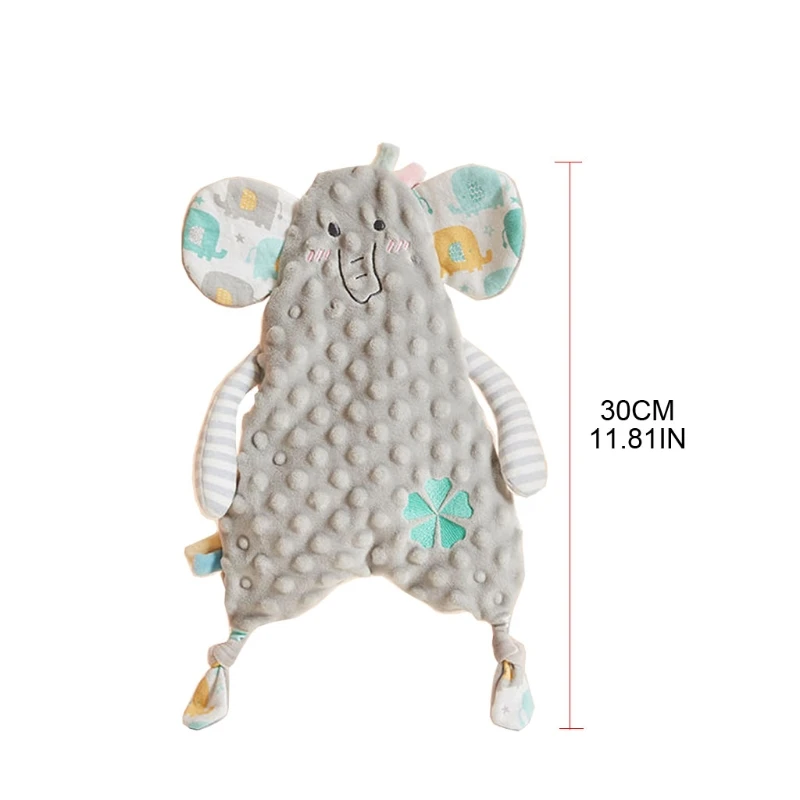 

Baby Soother Appease Towel Cute Animal Doll Teether Infants Comfort Sleeping Toy