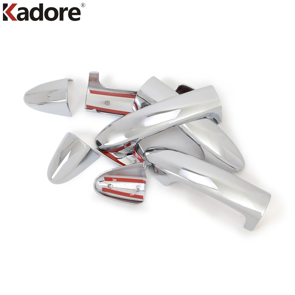 Для форд фиеста 2009 2010 2011 ABS Chrome Боковая дверь ручки крышки Накладка автомобиля