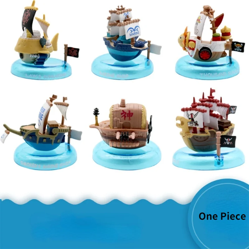 

One Piece One Piece Ship Sonny Navy Wanli Sunshine Meri Figure 6cmcm Model Decoration Anime Characters Children's Toys