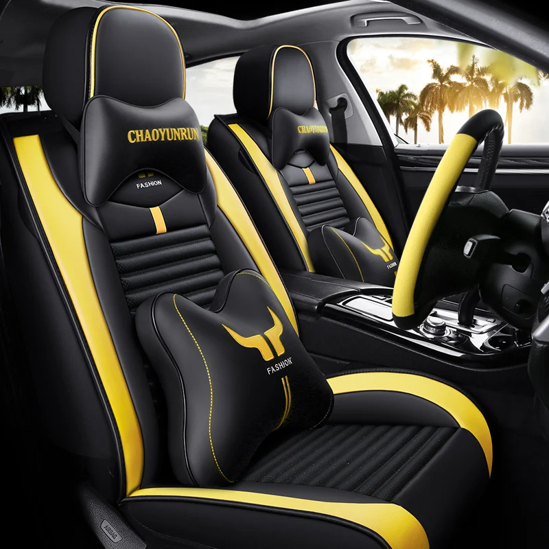 Чехлы на автомобильные сиденья из экокожи с полным покрытием чехлы