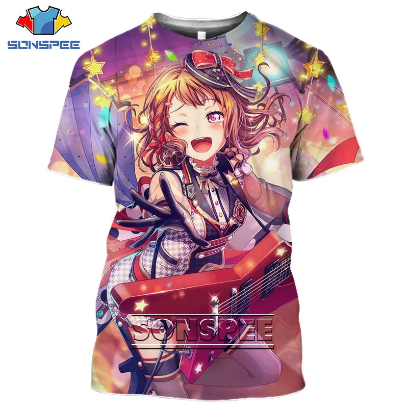 Футболка Мужская/Женская SONSPEE с 3D принтом пикантная одежда героями аниме