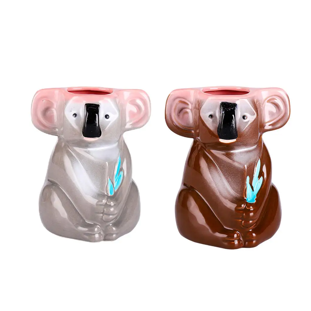 

Милые кружки Tiki, кружка Koala, коллекционная пивная кружка для взрослых, подарки, Декор для дома и офиса
