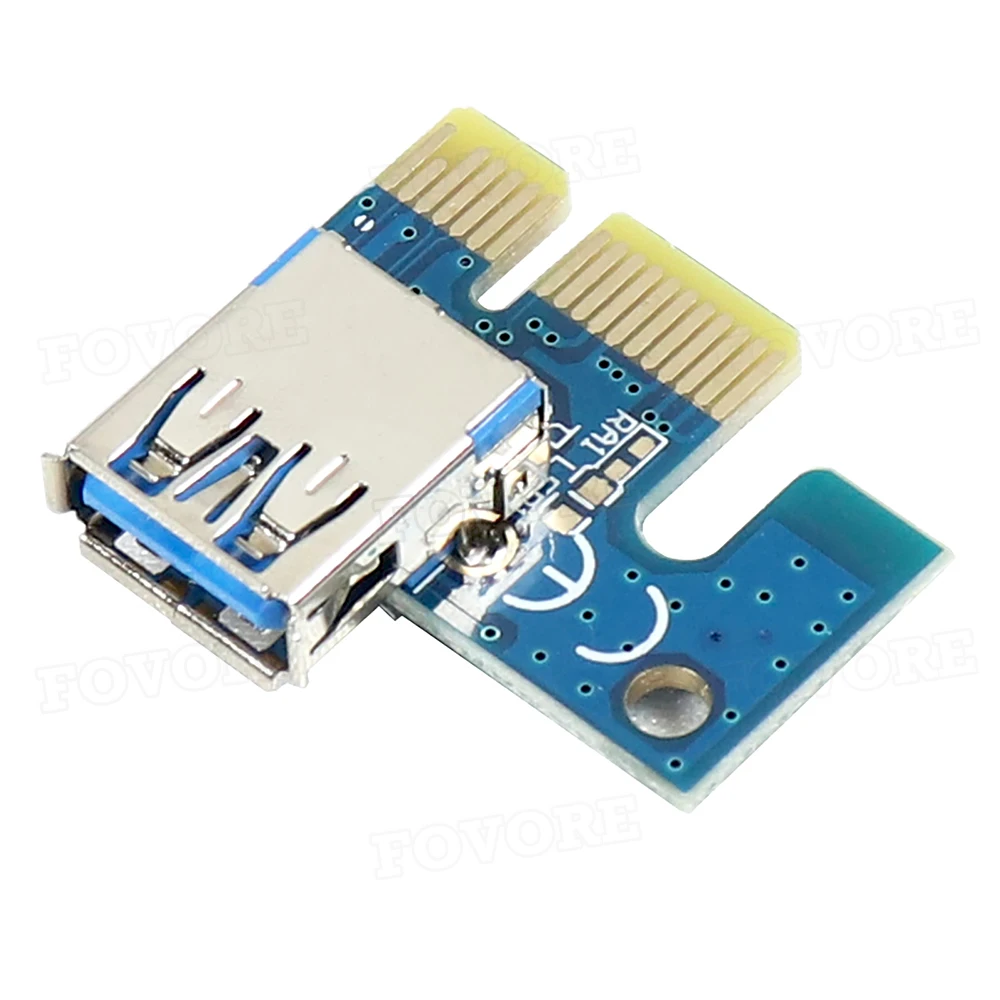 USB 3.0 PCI-E Райзер Экспресс 1X 4x 8x 16x расширитель PCIe адаптер карта 4-контактный кабель