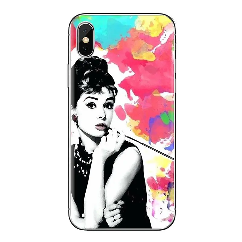 Прозрачные мягкие чехлы для Samsung Galaxy J1 J2 J3 J4 J5 J6 J7 J8 плюс 2018 Prime 2015 2016 2017 Одри Хепберн