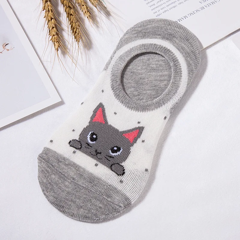 5 пар/лот Носки с рисунком единорога кота лисы милые женские носки принтом