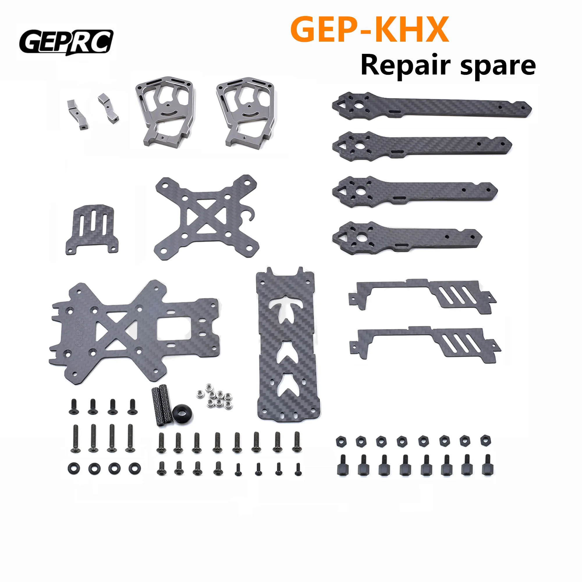 GEPRC GEP KHX4 5 6 7 дюймов Элегантный Гибридный X карбоновый Квадрокоптер рамка Комплект
