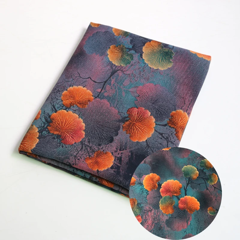 100 см * 140 принт листьев искусственный шелк вискоза мягкое платье летние брюки |