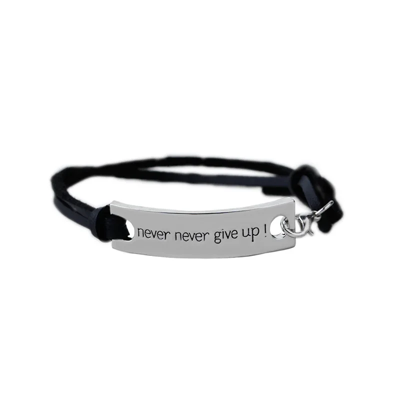 Bracelet en corde fait à la main pour hommes et femmes  bijou à la mode  cadeau inspirant  ne