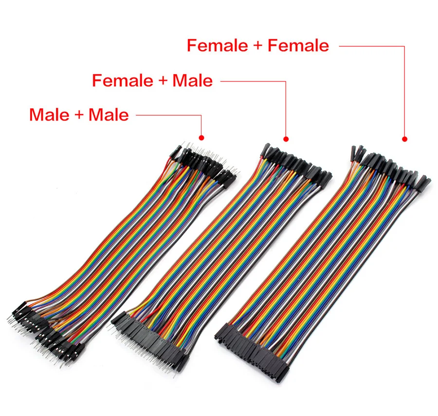 

120PCS 10CM Dupont Line 40Pin Male to Male + Male to Female and Female to Female Jumper Wire Dupont Cable for Arduino DIY KIT