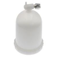 400ml plastic cup for paint spray sprayer cup air gravity feed spray paint pot thread connector for spray tools
