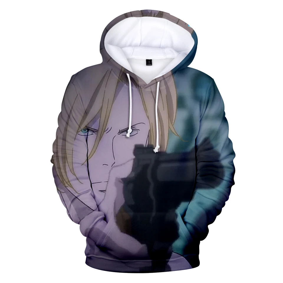 

Hot Sale New BANANA FISH Character 3D printed Hoodies Male Female Hip Hop Sweatshirt Trendy Couples Streetwear 3D Pullovers Top