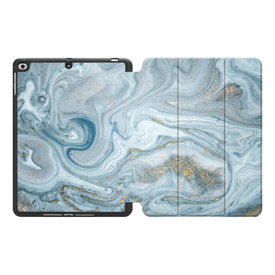 IPBC06 Чехол MTT marble для iPad 9,7 дюймов, мягкая задняя панель из ТПУ+ откидная подставка из искусственной кожи, умный чехол для iPad Air 1 2, чехол для планшета, Fundas - Цвет: IPBC06