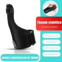 thumb stabilizer with metal bone breathable finger holder protector adjustable compression and support thumb brace for men women