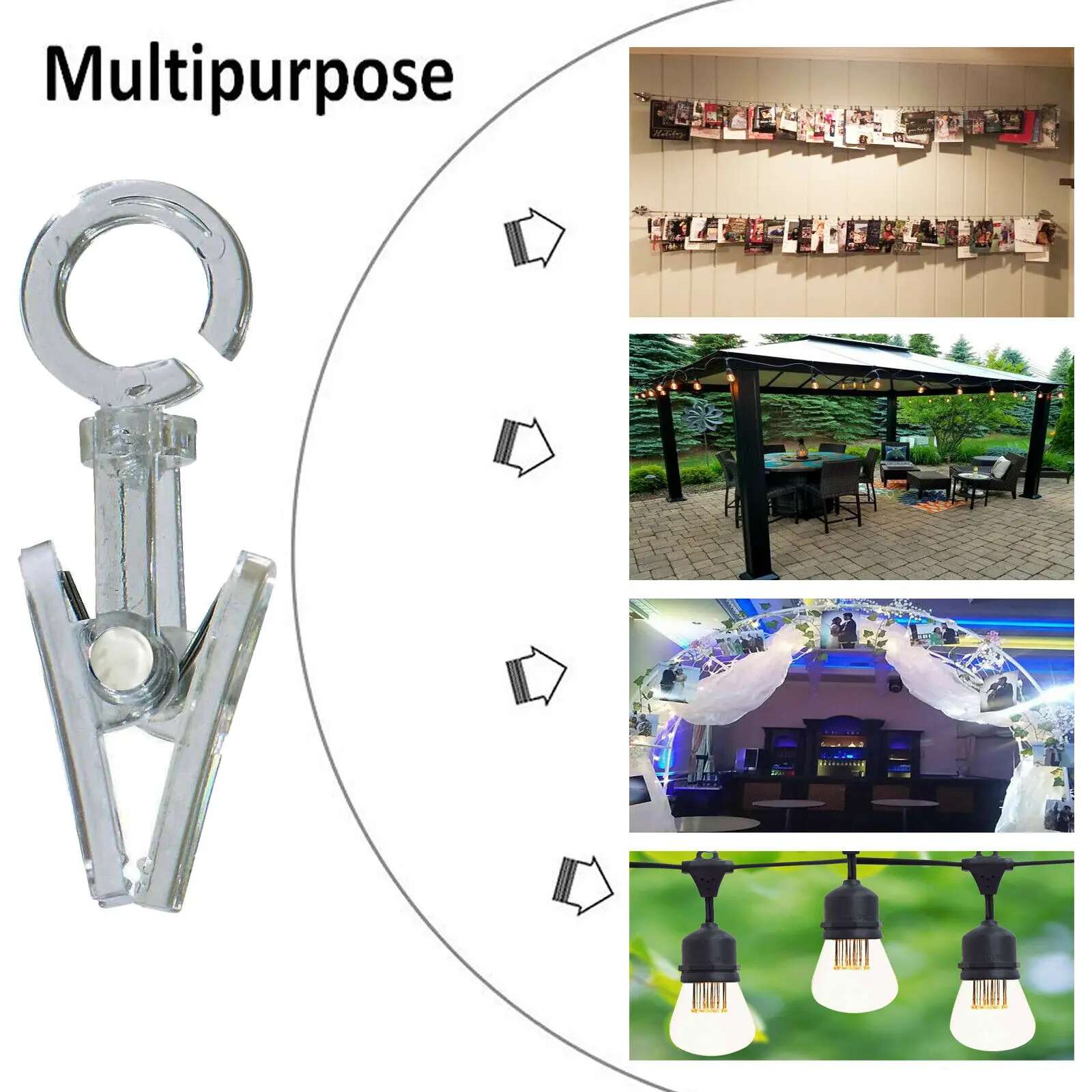 Motorhome вечерние светильник вешалка держатель для карт прозрачные крючки тент RV