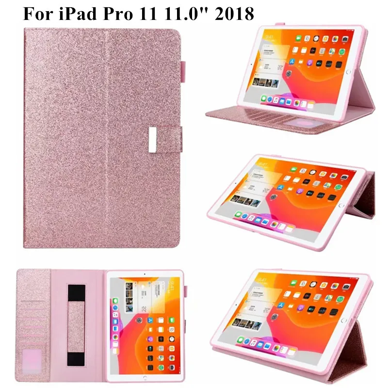 Блестящий чехол для iPad Pro 11 2018 дюйма с ремешком на руку | Компьютеры и офис