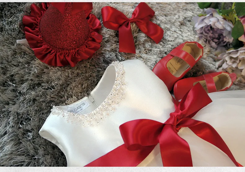 Рождественское платье для девочек костюм детское вечернее Детские платья