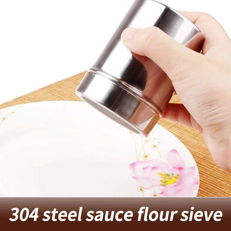 

Прямая продажа от производителя приправ, Сетчатое сито из нержавеющей стали 304, креативная коробка для приправ, мерная банка