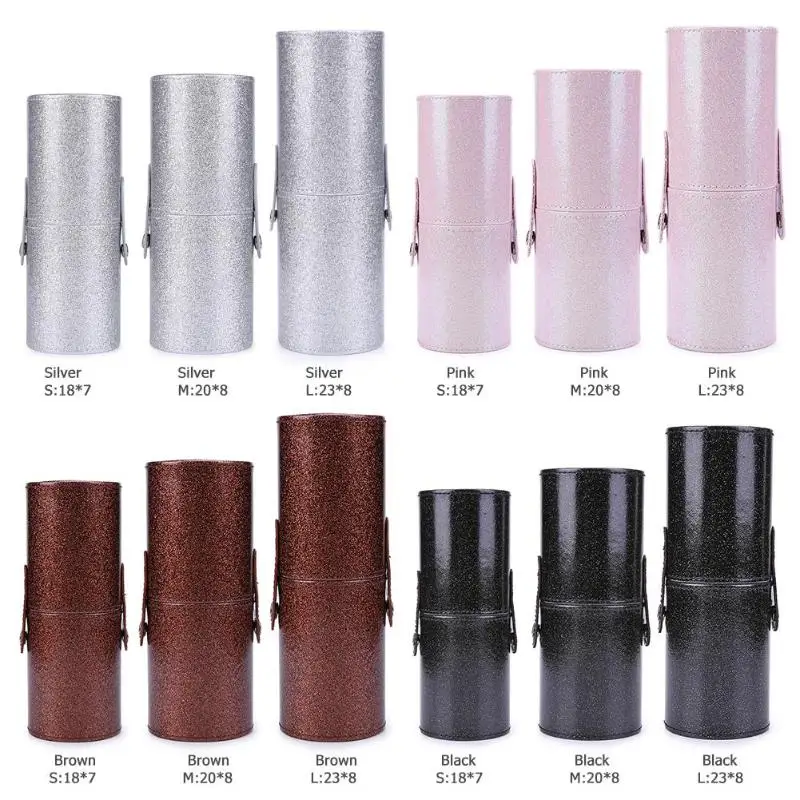 Портативные дорожные кисти для макияжа Круглый держатель ручки косметический