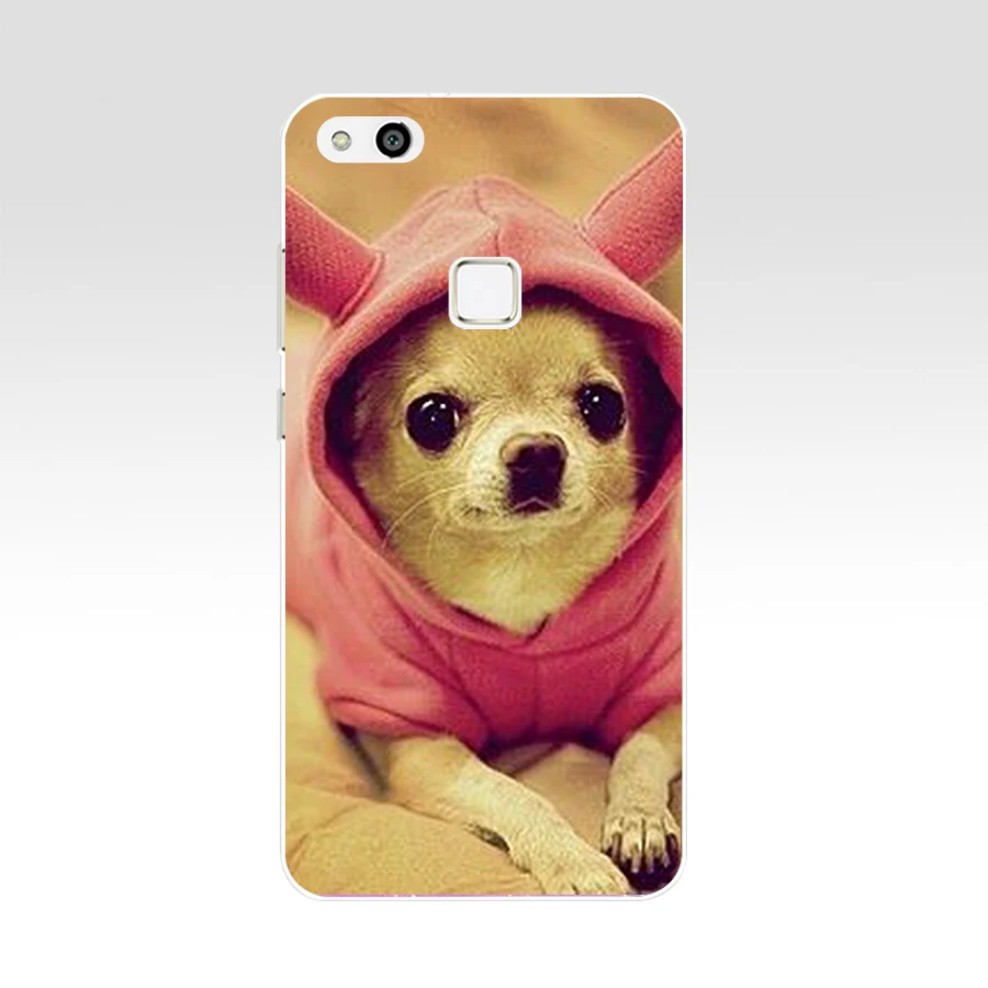 Мягкий силиконовый чехол 008FG для чихуахуа собаки щенка ТПУ Honor 9 10 huawei p10 lite y6 prime 2018