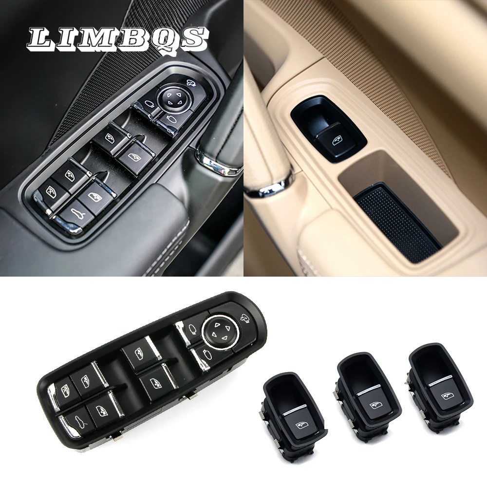 

4pcs window switch lift regulator for porsche Cayenne Panamera Macan window lift glass lift controller button original replace