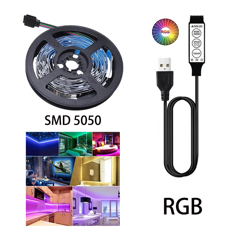 

FEICAN RGB светодиодная лента 5В 1М-4М