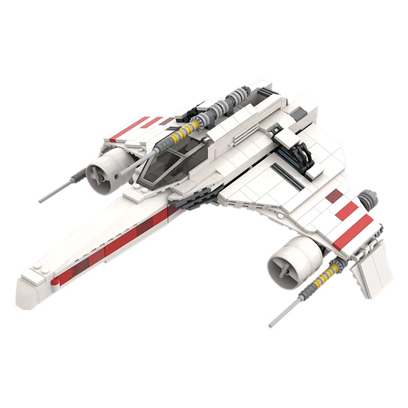 

Moc High-Tech Star Plan Series X-Wing Building Blocks Starfighters High-Tech Bricks Model for Kids Toys For Children Gift