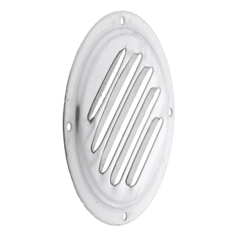 Нержавеющая сталь 4 &quotкруглая жалюзи вентиляционная Крышка для