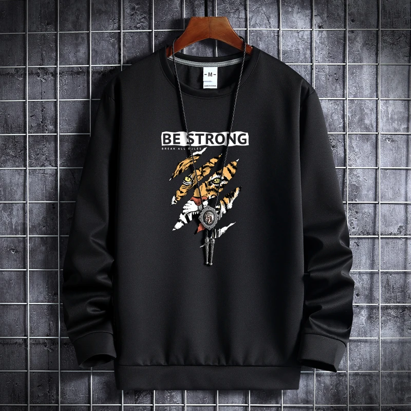 

Мужской свитшот в стиле аниме Maneskin, одежда для мужчин, пуловер с круглым вырезом манга, готический свитер с капюшоном, спортивный костюм ове...