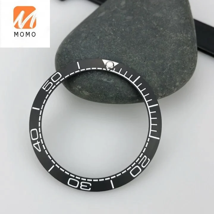 

Small MOQ Fast Delivery 38mm Slope Matte Polish Black Ceramic Bezel Insert