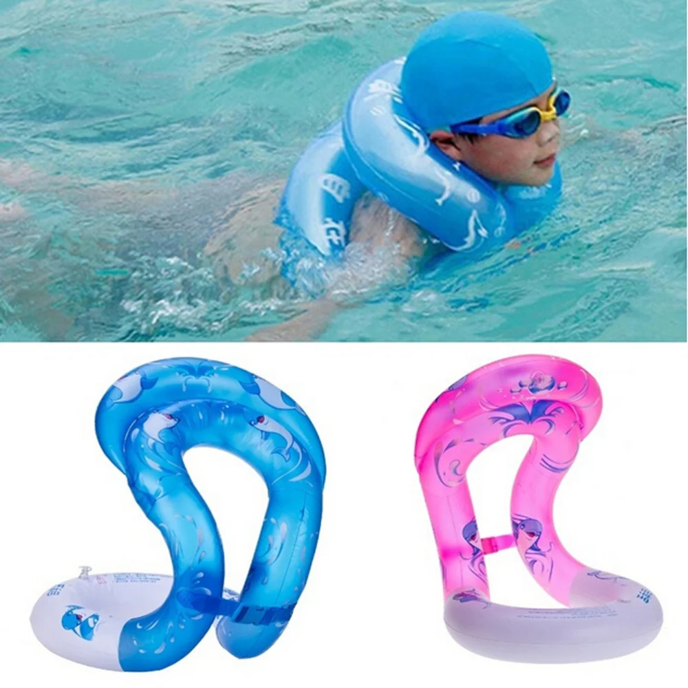 

Inflatable Swimming Ring Summer Floating Swim Ring for Baby Infant Toddler Kids Water Exercise Size (Blue)